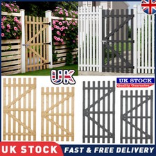 3-6FT Picket Fence Gate Grey