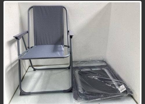Two metal beach chairs - two,