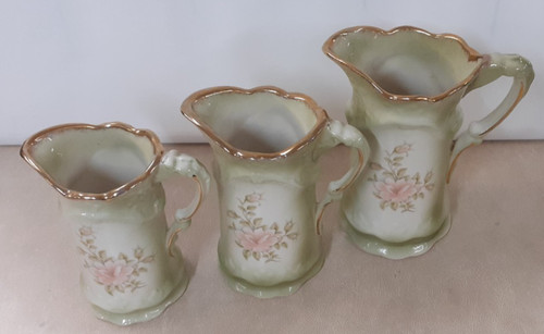 Staffordshire ironstone jugs - ironstone, 3