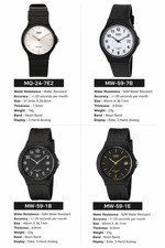 Casio analog quartz watch - casio,