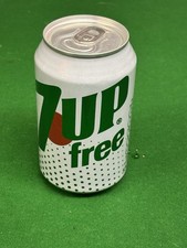 Vintage 7up drink can dated - can,