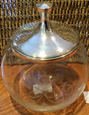 VIVALDI Etched Glass Footed