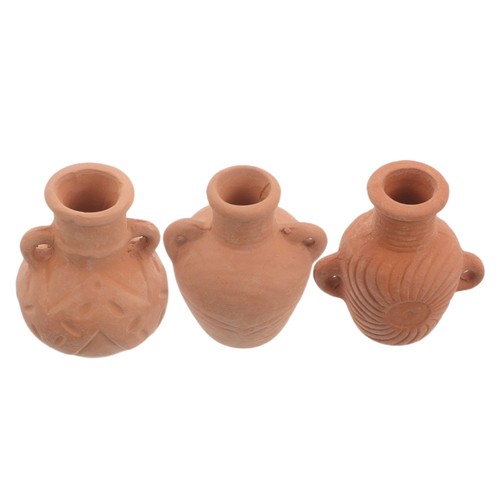Pcs mini clay flower pot - 3,