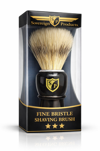 Fine bristle shaving brush - fine,