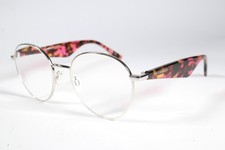 Viktor and Rolf Eyeglasses VR 03 Womens Grey Full Rim Metal Glasses Frames 52 mm