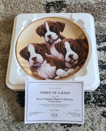 Danbury mint plate three a - of,