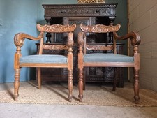 A Stunning Pair Of Hardwood