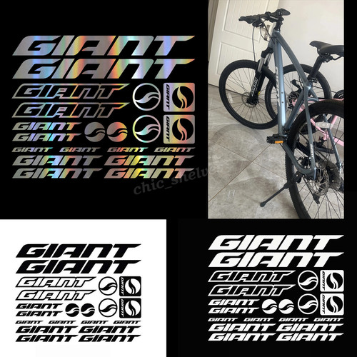 Giant bike vinyl decal - giant,