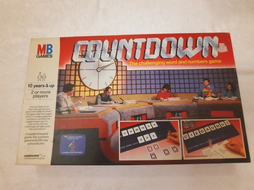 Countdown vintage board - mb,