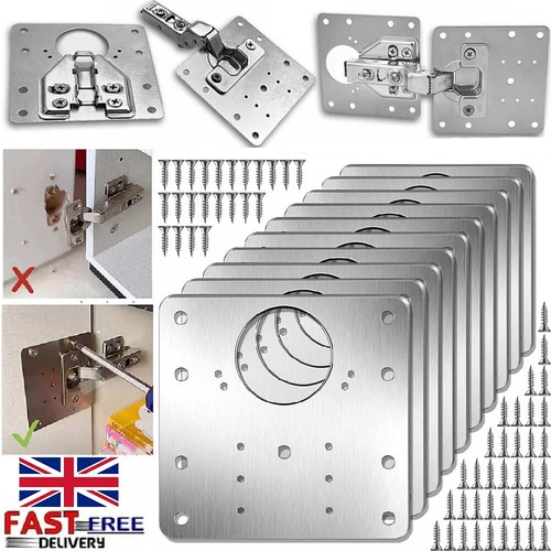 Cabinet hinge repair plate - hinge,