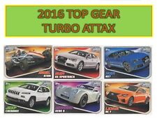 Topps Top Gear TURBO ATTAX 2016 - Choose your cards BASE, SHINY & SUPER SHINY