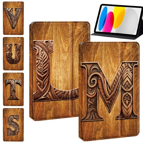 Printed letter leather flip - printed,