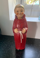 Vintage 1956, Goebel  Red Monk Decanter,  German Ceramic