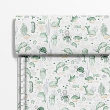 Under the Sea Life Cotton