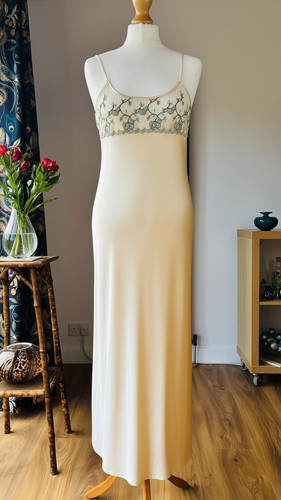 Vintage champagne satin - vintage,