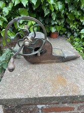 Antique Hand Crank Blacksmiths  Bellows Brass Decorative Beekeeping Smoker Old