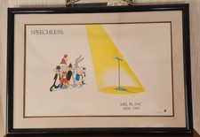 Mel Blanc SPEECHLESS Framed