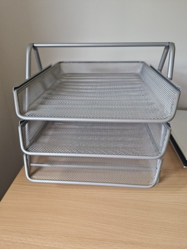 Tier silver mesh letter - 3,