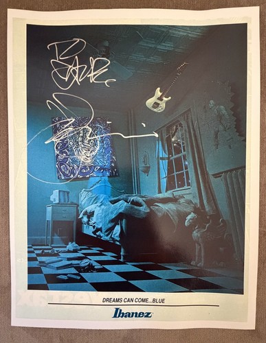 Joe satriani signed ibanez - joe,