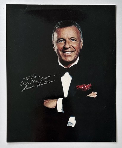 Frank sinatra signed photo - sinatra,