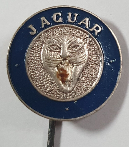 Vintage jaguar enamel - vintage,