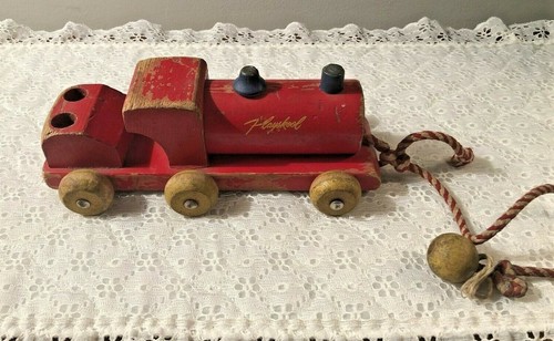 Vintage playskool wood train - vintage,