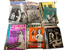 50x Random Vintage Danish Movie Programs 1940s–1980s Mystery Lot Cinema