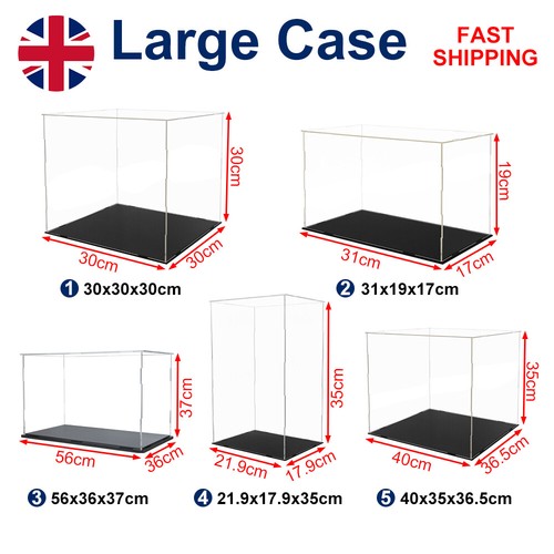 Large acrylic display - large, case