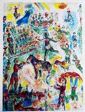 Marc Chagall Original Lithograph COA Signed Hand Numbered Limited ,