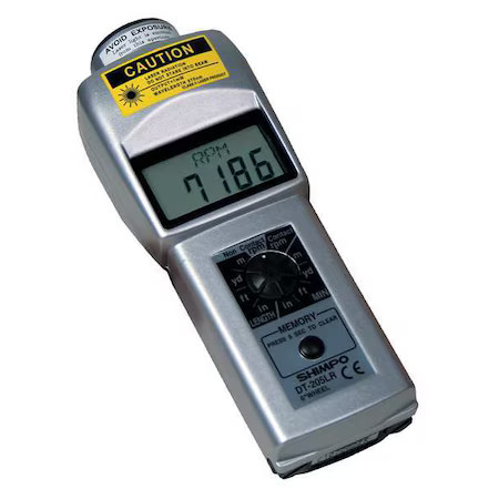 Shimpo 205lr tachometer - shimpo, dt-205lr