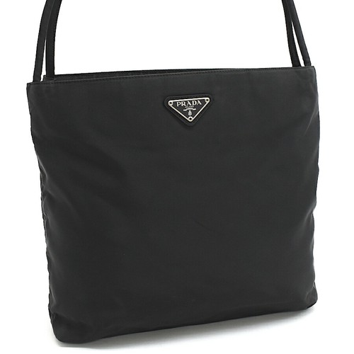 Prada nylon shoulder - prada, black