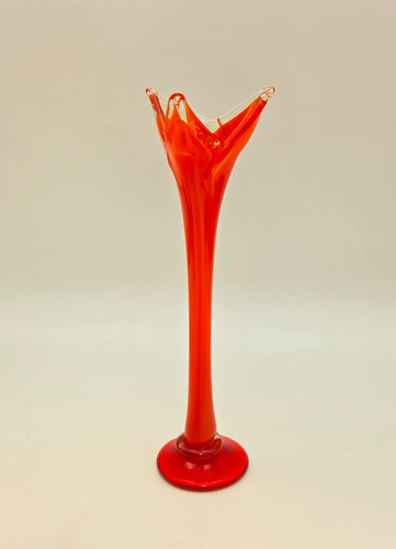 Vase glass red deep - vase,