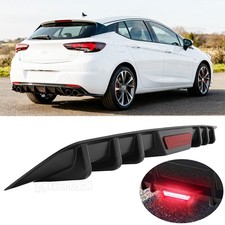 Gloss Shark Fins Rear Diffuser
