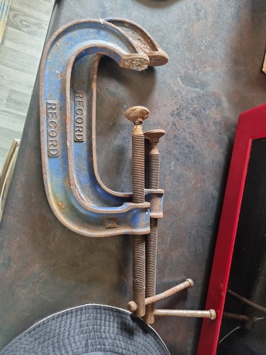 Record clamps x 2 - no,