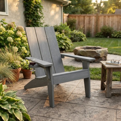 Heavy duty grey adirondack - heavy,