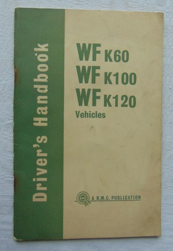 Driver handbook bmc k60 - bmc, wf