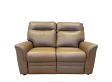 Hudson Parker Knoll 2 seater sofa in caramel brown leather RRP £3,375