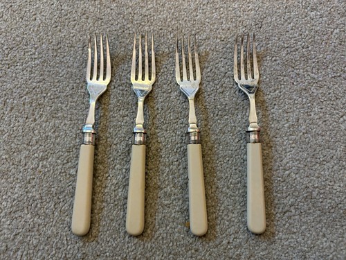Vintage set four ivory - four,