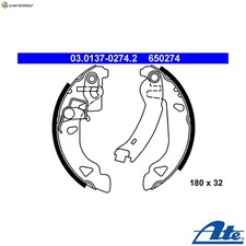 Brake Shoe Set 03.0137-0274.2 for Fiat Bravo Brava Punto/Van/Convertible 1.7L Y