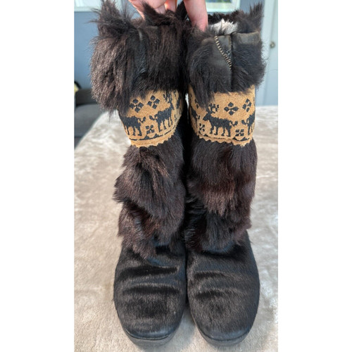 Tecnica vintage brown fur - vintage,