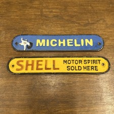 Cast Iron Signs - Shell - Michelin - Small Display Items