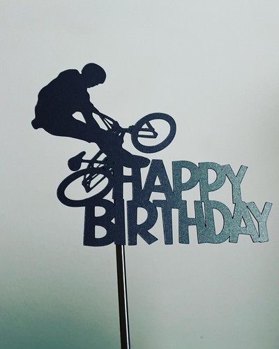 Bike cake topper cycle - topper, bmx