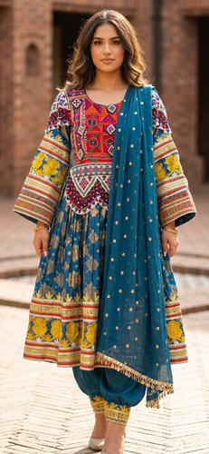 Afghani dress traditional - afghani,