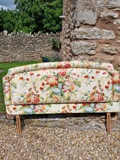 Fabric covered bed headboard