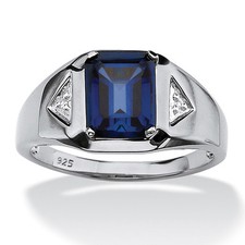 Men's 2.76 TCW Sapphire Ring