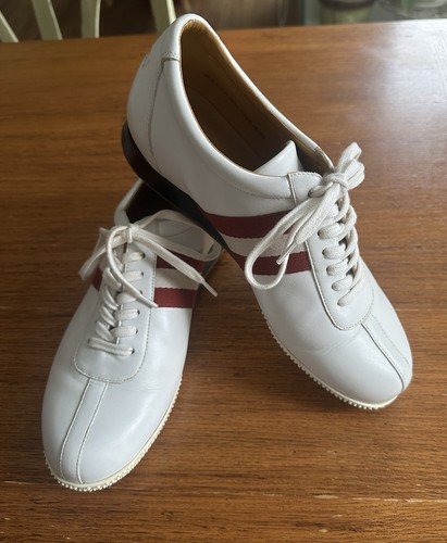 Bally men white red leather - ,
