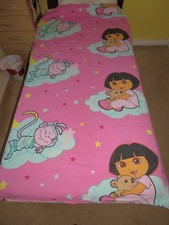 Dora The Explora Girls Pink Duvet Cover Single Nickelodeon.  134cm x 190cm