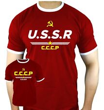 CCCP T-Shirt Adults Men's Unisex Retro Style USSR Russian Soviet Union Moscow