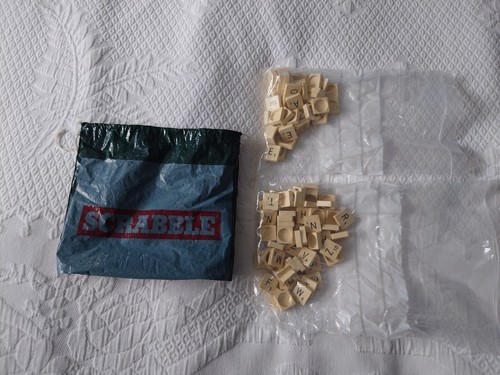 Scrabble spare tiles - spare, tiles 