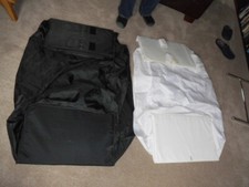 Hanging Wardrobe x2 Home Clothes Garment Suit Coat Cover Dustproof  Storage